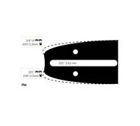 Guide Chaine Tronçonneuse Opem 40cm 3/8 Lp .050 (1,3mm).