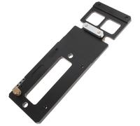 Guide Circulaire D'angle Droit 260mm pour Coupes Précises Répétées | Alliage D'aluminium et Cuivre, Corps Fraisé Cnc, Clip de Connexion, Noir, Installation Facile
