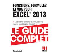 Guide complet fonctions formules excel 2013 Jean-Paul Mesters (Auteur)
