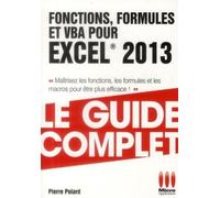 Jean-Paul Mesters – Guide complet Fonctions et Formules Excel 2013 – Broché