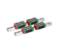 Guide coulissant linéaire miniature de haute préci Guide linéaire 2 pièces 1000 mm de long avec 4 blocs HGH30CA HGH30(HGW30CC)