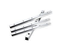 Guide coulissant linéaire miniature de haute préci Lot de 4 rails linéaires HGR30 de 200 à 500 mm avec bouchon vert, taille identique au trou, guides CNC, guide linéaire(400mm)