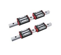 Guide coulissant linéaire miniature de haute préci Rail de guidage linéaire carré 2 jeux de glissières HGH20CA + embout à vis à billes SFU1605 + support d'écrou + accouplement(HR20-1000 1605-1065)