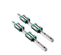 Guide coulissant linéaire miniature de haute préci Rail de guidage linéaire carré HGW15 L = 950 1000 1100 1200 1300 1400 1500 mm + bloc HGW15CC 4 pièces(1000mm)