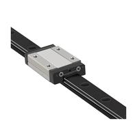 Guide coulissant linéaire miniature Rail De Guidage Linéaire Coulissant Noir L 100-850mm MGN12 + Bloc MGN12H For Imprimante 3D(550mm)