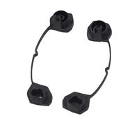 Guide coulissant pour crochet de verrouillage cabriolet Kit de réparation Compatible avec pour Smart W451 2007-2014 Remplace A4517760016 Plastique Noir Montage facile Fiabilité stable 1 paire