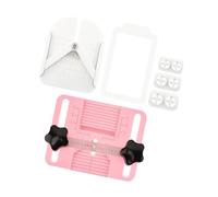 Guide d ' alignement approprié du perçage des oreilles avec forme ergonomique, idéal pour les pièces de bijoux fabriquées à la main, perforateur de trous de boucles d ' oreilles en Silicone