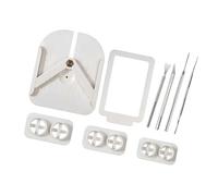 Guide d ' alignement approprié du perçage des oreilles avec forme ergonomique, idéal pour les pièces de bijoux fabriquées à la main, perforateur de trous de boucles d ' oreilles en Silicone
