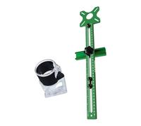 Guide d'accès extensible avec parenthèses de 90 x 610 mm - Cadre en aluminium avec haies de positionnement pour tourbillon en bois - Stabilité - Diamètre modifiable - Outil de travail du bois