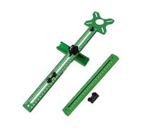 Guide d'accès extensible - Parenthèse de 90 à 610 mm - Cadre en aluminium avec haies de positionnement pour la stabilité du tourbillon en bois - Parenthèse combinée de fraisage