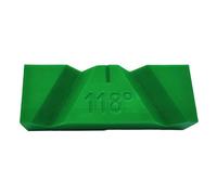 Guide d'affûtage de foret, support d'affûtage de foret, gabarit d'affûtage manuel pour le travail des métaux, le travail du bois (vert 118°)
