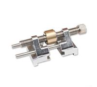 Guide d'affûtage en acier inoxydable pour aiguiser le bois pour burins, lames de rabot, graveurs et fers à rabot avec résultats répétables (guide d'affûtage à rouleau en laiton)