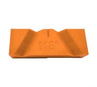 Guide d'affûtage manuel avec angles réglables de 118 et 135 degrés, compatible avec meuleuse d'établi pour équipement d'atelier (orange 118°)