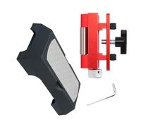 Guide d'affûtage pour burins rabots avec vis de renforcement, angles réglables et roue à rouleau extensible, gabarit d'affûtage précis