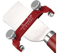 Guide d'affûtage pour ciseau - Affûteur d'angle - Ciseau de rabot de serrage - Aiguiseur en acier inoxydable pour ciseau et rabot à bois - Largeur 0 à 3,8 cm