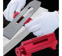 Guide d'affûtage - Support d'affûtage pour fers de rabot de 5 à 65 mm - Pince en métal à angle réglable pour le travail du bois et la sculpture