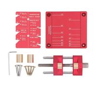 Guide d'Aiguisage Aluminium Précis, Pour Ciseaux et Rabots 5/32 à 3 Pouces - Réglage Facile, Résultat Fiable pour Travail du Bois