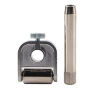 Guide d'Aiguisage Fixe en Acier et Alliage d'Aluminium, Outil Multifonctionnel Compact, 70 x 55 mm - Précision et Durabilité pour Ébénistes et Bricoleurs