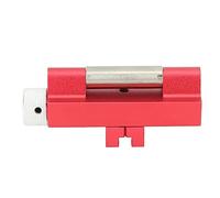 Guide d'Aiguisage Professionnel, Outil Aluminium pour Ciseaux, Angle Fixe avec Roulette Large, Stabilité Renforcée, 9,6x3,2cm - Précision et Durabilité, Ajustement Simple, Idéal