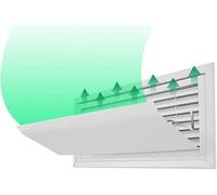 Guide d'air de climatisation centrale de mur latéral, guide d'air réglable for empêcher le soufflage direct à la sortie d'air (Size : 90CM)