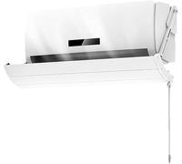 Guide d'air de climatisation mural, guide d'air réglable multi-angle avec interrupteur à lame de soufflage anti-direct (Size : 100CM)