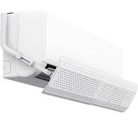 Guide d'air du climatiseur avec guide d'air rétractable for empêcher l'air froid et chaud de souffler directement sur le demi-filtre