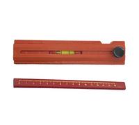 Guide d'angle professionnel pour le travail du bois, règle de mesure de profondeur pliable, outil d'étalonnage des niveaux pour les tâches de menuiserie des bricoleurs, rapporteur de traçage