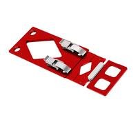 Guide d'angles droits solides de 90 degrés compatible avec les grandes marques de sciage de rails sécurisés, systèmes de serrage pour outils électriques, butée d'angle en aluminium