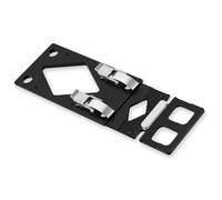 Guide d'angles droits solides de 90 degrés compatible avec les grandes marques de sciage de rails sécurisés, systèmes de serrage pour outils électriques, butée d'angle en aluminium