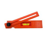 Guide d'angles professionnel pour le travail du bois - Règle de mesure de profondeur pliable - Outil d'étalonnage pour travaux de menuiserie - Règle de marquage des angles