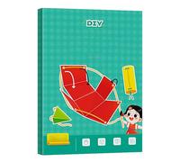 Guide d'apprentissage de la géométrie, livre éducatif de géométrie 3D avec cordes, manuel de formules de volume et zone pour stimuler la pensée logique chez les d'âge scolaire