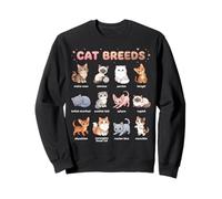 Guide d'apprentissage Facile des Chats et des Races de Chats pour Enfants Sweatshirt