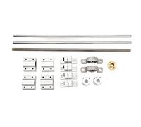 Guide d'arbre de tige de mouvement linéaire SC8UU Bloque de glissière KP08 Poule Oreiller en acier de carbone élevé Componts de précision à faible bruit pour la machine à gravure (8-350)