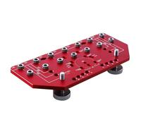 Guide d'armoire haute précision pour étagère et arrangement de perçage de charnière dans la construction en aluminium