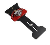 Guide d'arrêt d'angle en alliage d'aluminium pour scies à piste et scies circulaires offrant un alignement précis à angle droit et une configuration de biseau réglable