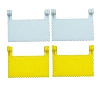 Guide de | 4 pièces à clipser sur les bords | Jauge d'aiguille, outil de mesure portable pour débutants, matelassage, artisanat, ourlet et finition des bords