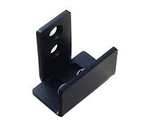 Guide de bas de porte coulissante en forme de U réglable pour porte de grange à fond plat