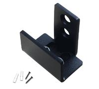 Guide de bas de porte de grange en acier inoxydable 304 réglable en forme de U pour plusieurs styles de décoration d'intérieur, installation facile