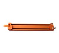 Guide de base réglable pour machine à découper, rail de base en alliage d'aluminium | Pince de positionnement Outils de travail du bois pour lignes droites Garniture de porte Travail Fabrication de