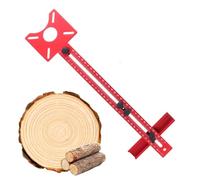 Guide de bord de défonceuse - Accessoire multifonction compact et réglable - Rail de guidage pour défonceuse - Pour la coupe, le fraisage de surface, le perçage, le fraisage des bords, le cercle et