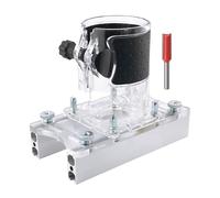 Guide de bord de défonceuse - Support de fixation pour machine à tailler, support de défonceuse antidérapant, outil de travail du bois de précision robuste, facile à installer et à régler, pour creux