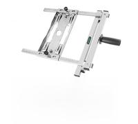 Guide de bord de scie circulaire en acier - Outil de planche à découper pour le travail du bois - Gabarit de positionnement réglable avec règle échelle 92 x 75 cm - Accessoire d'atelier de bricolage