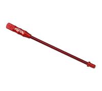 Guide de câble de frein de vélo pour les ensembles V-Brake, Red | Corps ondulé flexible, extrémités de connexion définies, positionnement réglable dans une configuration de câble de
