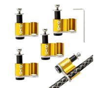 Guide De Câble De Frein Pour Vélo - Gaine de Frein Hydraulique pour Vélo - Accessoires Fixes Design Léger En Aluminium Acier Pour Fourches Cadres Randonnée Extérieure