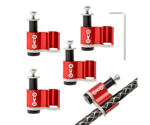 Guide de câble de vélo - En alliage d'aluminium en acier inoxydable, accessoires de vélo, guide de câble de brake | Prévents Tangling, Lightweight Fixed Mount, Road and Mountain Biking, Outdoor Riding