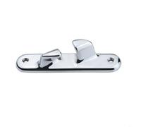 Guide de câble en acier inoxydable 316 pour bateau - Taquet concave - Cale d'arc de qualité marine polie miroir - Moulage de précision - Construction robuste - Plusieurs tailles (15,2 cm à gauche)