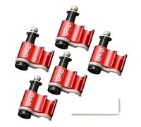 Guide de Câble pour Vélo | Attaches pour Gainage et Câbles - Accessoires Fixes Design Léger En Aluminium Acier Pour Fourches Cadres Randonnée Extérieure