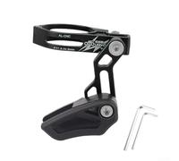 Guide de chaîne de vélo compact avec système de tendeur intégré, design léger et efficace (noir)