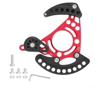 Guide de chaîne de vélo de montagne à disque unique 32T-38T en alliage d'aluminium et nylon pour ISCG03 ISCG05 BB 68/73 mm DH Mountain avec vis, joints et clé (rouge)