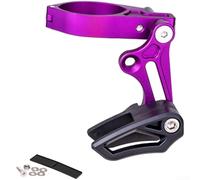 Guide de chaîne de vélo de montagne, tendeur de chaîne en alliage d'aluminium, pour la plupart des vélos de route, VTT (CG02 violet)